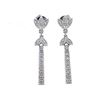 Image 1 : 18K White Gold 0.23CTW Diamond Earring - REF-54Y6X
