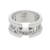 14K White Gold 0.14CTW Diamond Fashion Ring - REF-77X9Y
