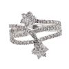 18K White Gold 0.96CTW Diamond Fashion Ring - REF-122Y3X