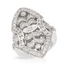 Image 1 : Genuine 1.16 TCW 14K White Gold Ladies Ring - REF-167W6H