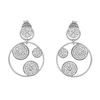 Image 1 : 14K White Gold 1.09 CTW Diamond Earring - REF-94N7A