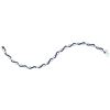 Image 1 : 1 CTW Black Colored Diamond Infinity Link Bracelet 10K White Gold