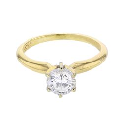 0.5 CTW 14K Yellow Gold Ladies Ring - REF-218Y9X