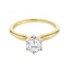 Image 1 : 0.5 CTW 14K Yellow Gold Ladies Ring - REF-218Y9X