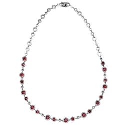 Genuine 7.53 TCW 14K White Gold Ladies Necklace - REF-341Y2X