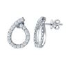 Image 1 : 14K Gold 1.43 CTW Diamond Earring - REF-129Y4X