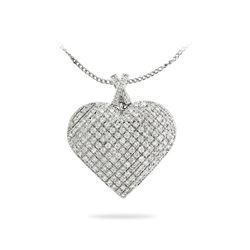 1 CTW 14K White Gold Ladies Slider with Chain - REF-137H3W