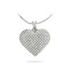Image 1 : 1 CTW 14K White Gold Ladies Slider with Chain - REF-137H3W