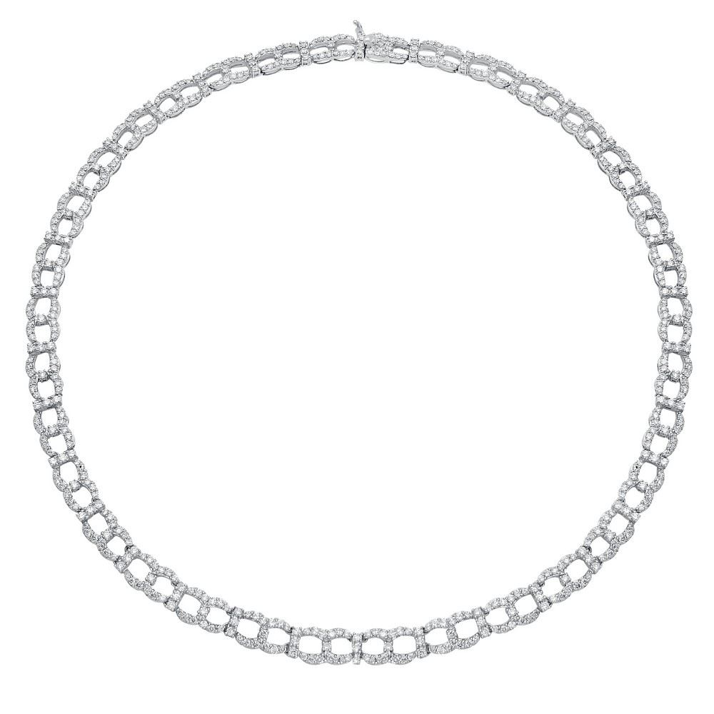 18 carat white gold necklace chain Clearance