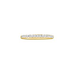 0.15 CTW Natural Diamond Slender Stackable Band 14K Yellow Gold