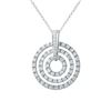 Image 1 : 18K Gold 1.36 CTW Diamond Slider with Chain - REF-185H4W
