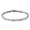 Image 1 : 2.96 CTW 18K White Gold Ladies Bracelet - REF-496M6F