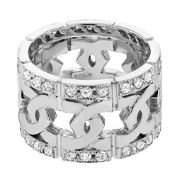14K White Gold 0.95CTW Diamond Fashion Ring - REF-141R6K