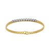 Image 1 : 18K Gold 0.21 CTW Diamond Bangle - REF-116X7Y