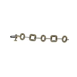 14K White Gold 1.3CTW Diamond Bracelet - REF-146N2A