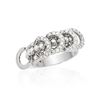 Image 1 : 14K White Gold 0.84CTW Diamond Ring - REF-109W2H