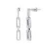 Image 1 : 18K White Gold 2.48CTW Diamond Earring - REF-277Y2X