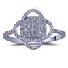 Image 1 : 0.18 CTW 14K White Gold Ladies Ring - REF-26W2H