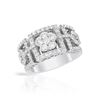 Image 1 : Genuine 1.13 TCW 18K White Gold Ladies Ring - REF-229K3R