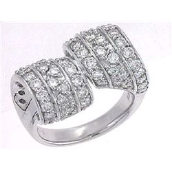 14K White Gold 2.05CTW Diamond Diamond Rings - REF-238F9M