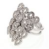Image 1 : 14K White Gold 1.29CTW Diamond Rings - REF-145Y4X