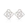 Image 1 : 14K Gold 0.94 CTW Diamond Earring - REF-97N4A