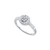 Image 1 : 0.2 CTW Natural Diamond Cluster Ring 10K White Gold