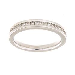 14K White Gold 0.32CTW Ladies Diamond Ring - REF-66M9F