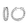 Image 1 : Genuine 1.07 TCW 18K White Gold Ladies Earring - REF-147Y5X