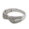 Image 1 : 14K White Gold 0.32CTW Diamond Rings - REF-51N4A