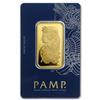 Image 1 : Genuine 1 oz 0.9999 Fine Gold Bar - PAMP Suisse Veriscan