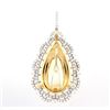 Image 1 : 14K TwoTone Gold 1.06CTW SemiMount Slider w/Chain - REF-171X8Y