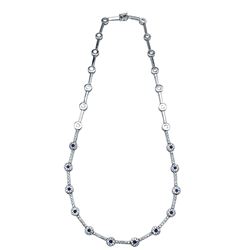 1.83 CTW 18K White Gold Ladies Necklace - REF-299M3F