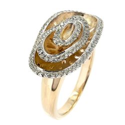 0.4 CTW 14K Yellow Gold Ladies Ring - REF-96W5H