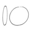 Image 1 : 14K White Gold 1.78CTW Diamond Hoop Earring - REF-209Y2X