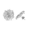 Image 1 : 14K White Gold 4.85CTW Diamond Earring - REF-344N5A