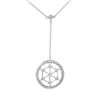 Image 1 : 18K Gold 0.32 CTW Diamond Slider with Chain - REF-64Y4X