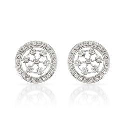 14K Gold 0.71 CTW Diamond Earring - REF-64A2N