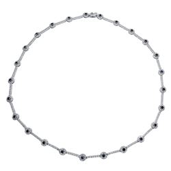 5.15 CTW 14K White Gold Ladies Necklace - REF-277M2F