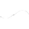 Image 1 : 0.2 CTW Natural Diamond Hamsa Hand Chain Bracelet 10K White Gold