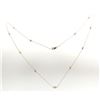 Image 1 : 14K Rose Gold 0.5CTW Diamond Necklace - REF-62N6A