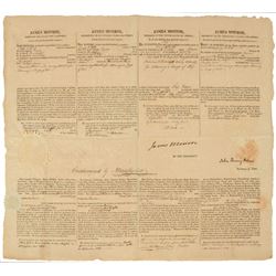 James Monroe and John Quincy Adams