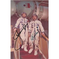 Alexei Leonov and Valeri Kubasov Signed Photograph