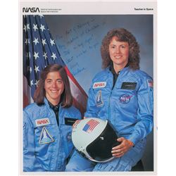 Christa McAuliffe and Barbara Morgan
