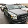 Image 2 : 2008 DODGE RAM 1500, 2 DOOR PU, GREY, VIN # 1D7HA16268J115440