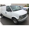 Image 2 : 2005 CHEVROLET ASTRO,3 DOOR CARGO VAN, WHITE, VIN # 1GCDM19X35B125176