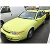 Image 1 : 2000 SATURN LW2, 4 DOOR STATION WAGON, YELLOW, VIN # 1G8JW82R9YY663345