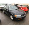 Image 2 : 1997 ACURA 1.6EL, 4 DOOR SEDAN, BLACK, VIN # 2HHMB4666VH902585