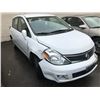 Image 2 : 2011 NISSAN VERSA, 2 DOOR, WHITE, VIN # 3N1BC1CP4BL467378