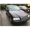 Image 2 : 1994 MERCEDES C220W, 4 DOOR SEDAN, BLUE, VIN # WDBHA22E4RF077578